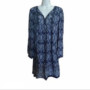 Max Studio long sleeve shift dress NWT M.